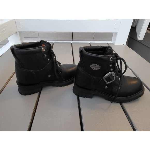 Harley Davidson Leather Motorcycle boots Unisex Men or woman main image 10